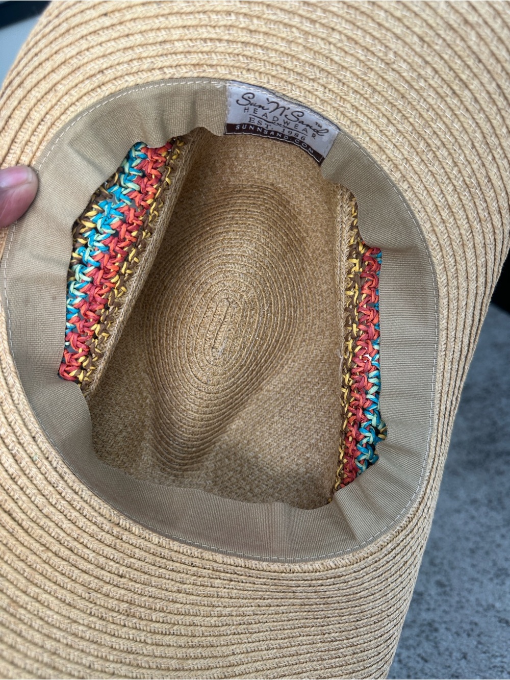 Sun & Sand Paperbraid Western Hat O/S - Picture 5 of 5